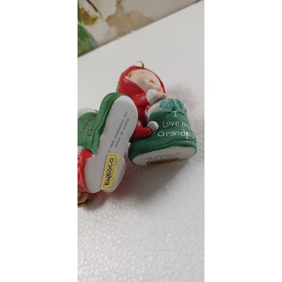 2 Ruth Morehead Mistletots 1986  Ornament/figurine 3-1/2” grandma grandpa - Picture 7 of 9